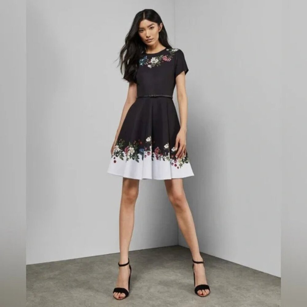 Ted Baker London Chestna Oracle Skater Dress